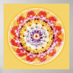 Helig Geometry Mandala 10 Poster