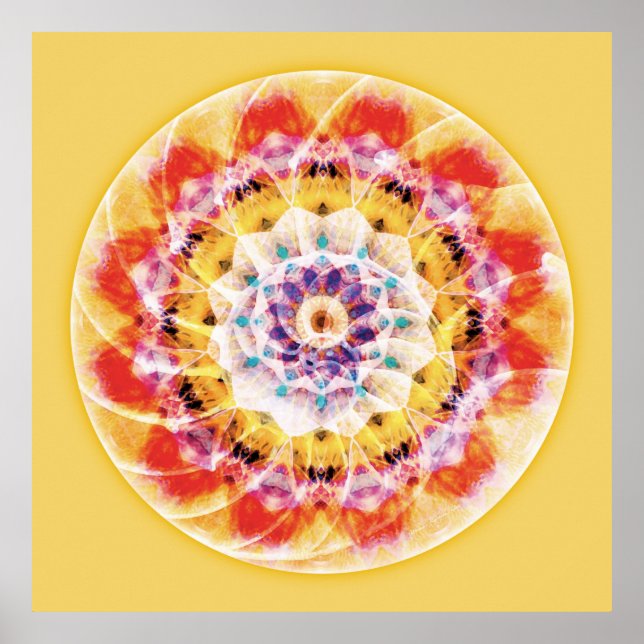 Helig Geometry Mandala 10 Poster (Framsidan)