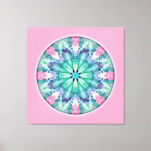 Helig Geometry Mandala 11-Kanvastrycket Canvastryck (Framsida)