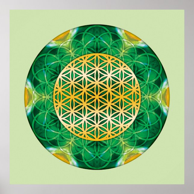 Helig Geometry Mandala 1 Poster (Framsidan)