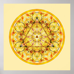 Helig Geometry Mandala 2 Poster