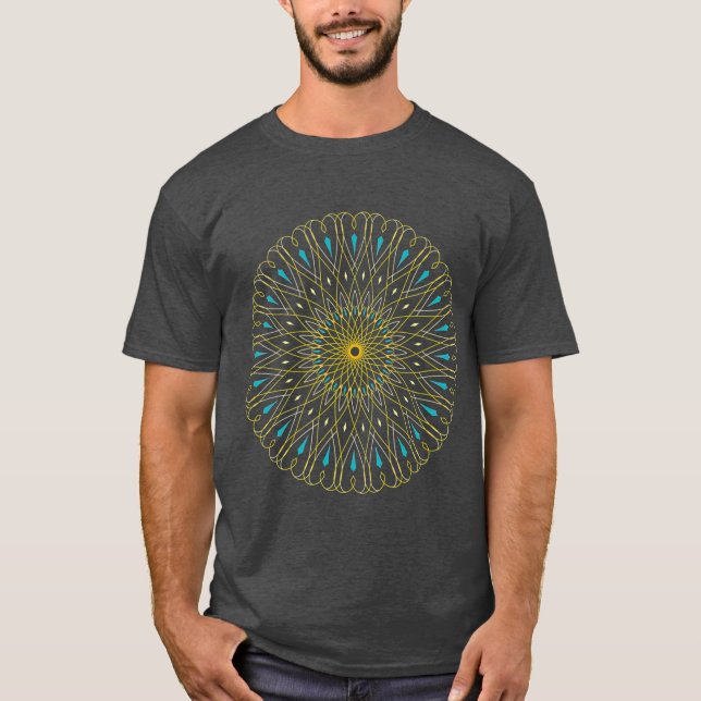 Helig Geometry Mandala (2) T Shirt (Framsida)