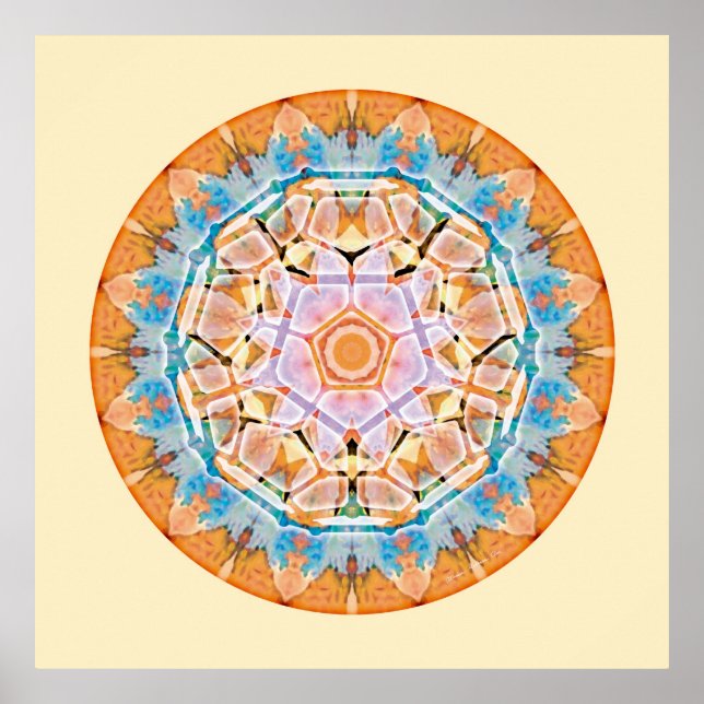 Helig Geometry Mandala 5 Poster (Framsidan)