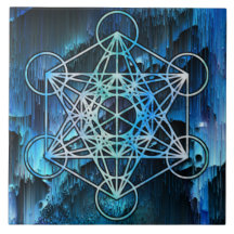 Helig Geometry Metatron Merkabah Cube Altar Tile