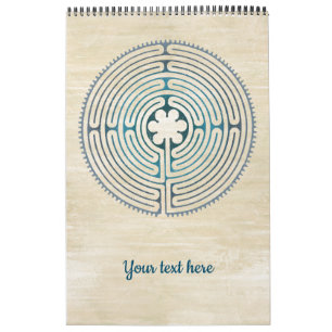 Helig Geometry Symbol - Chartres Labyrinth 1 Kalender