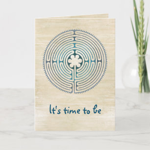 Helig Geometry Symbol - Chartres Labyrinth 1 Kort