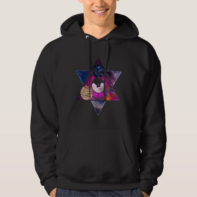 Helig Geometry Triangle Mystic Hoodie (Framsida)