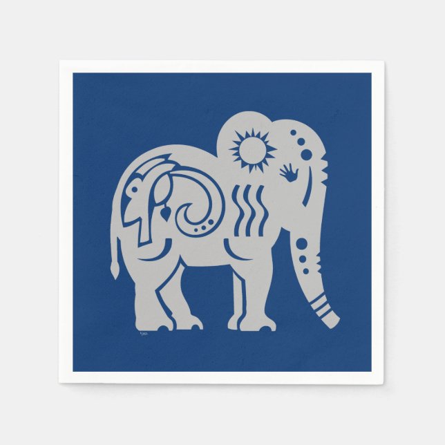 Helig Giant (Grått) Napkins Pappersservett (Framsidan)