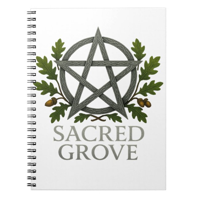 Helig Grove Photo Notebook Anteckningsbok (Framsidan)