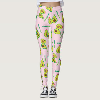 Helig Guacamole: Avocadobeundrade Leggings