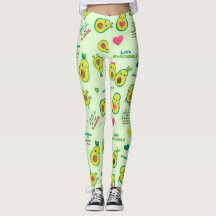 Helig Guacamole: Avocadobeundrade Leggings