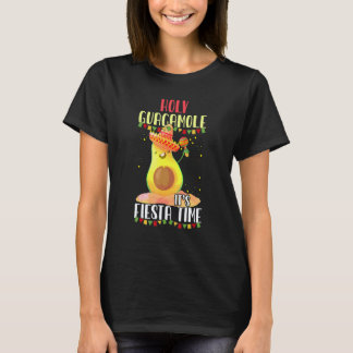 Helig Guacamole Det Är Fiesta Tid Mexikansk Vegans T Shirt