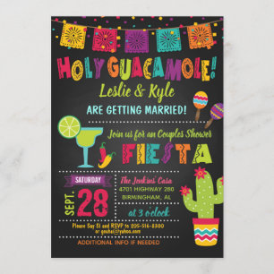 Helig Guacamole Fiesta Parbröllopsinbjudan Inbjudningar