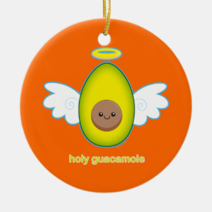 Helig Guacamole Julgransprydnad Keramik