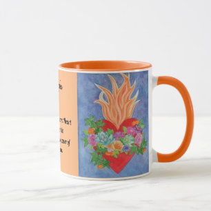 HELIG HEART ANGER Fågeldags Gift-kaffe Kopp