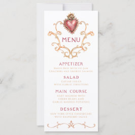 Helig Heart Baroque Dinner Menu