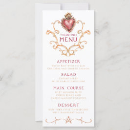 Helig Heart Baroque Valentine's Dinner Menu
