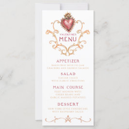 Helig Heart Baroque Valentine's Dinner Menu