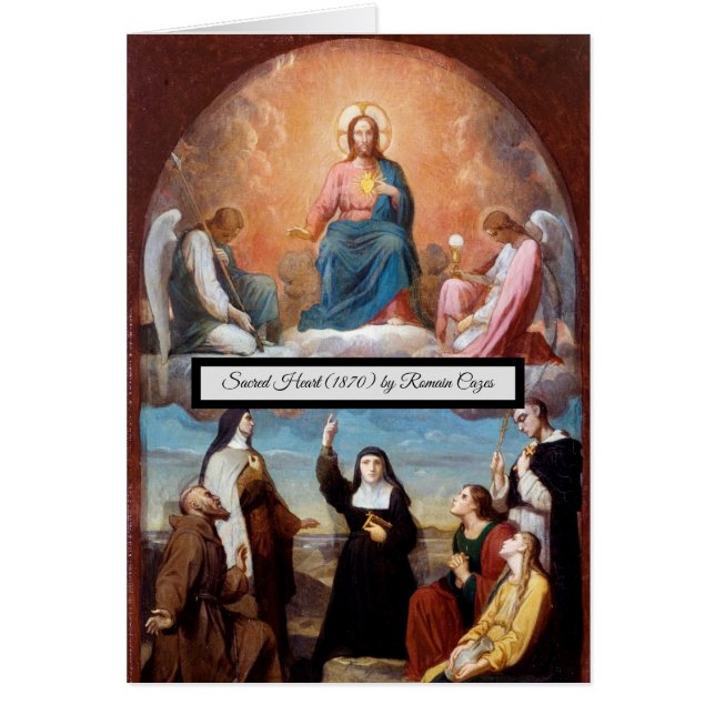 Helig Heart Hälsningskort (Framsidan)