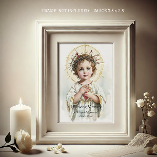 Helig Heart Jesus katolska begravningskort för Hel Visitkort
