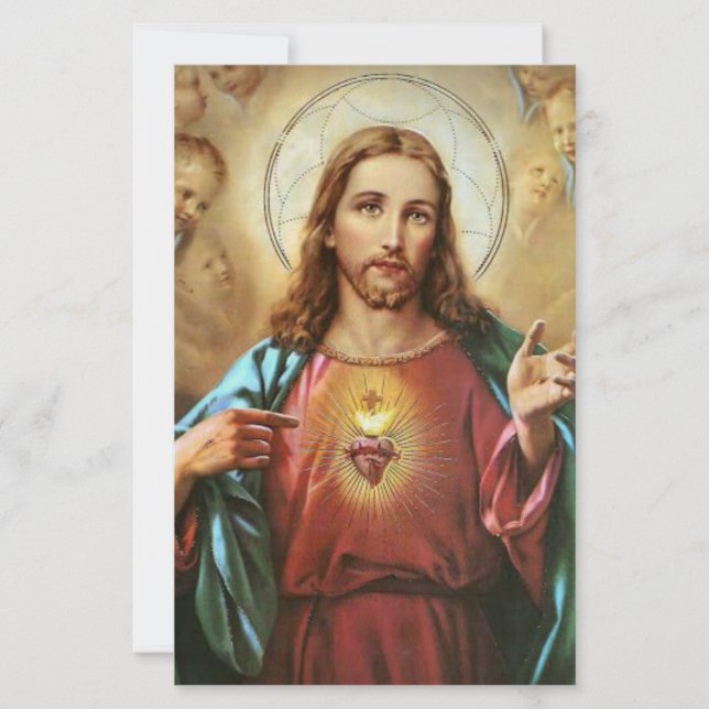 Helig Heart Jesus-Religiösan Traditionell katolik (Framsida)