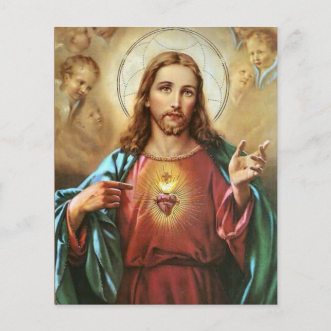 Helig Heart Jesus-Religiösan Traditionell katolik (Framsida)