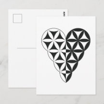 Helig Heart - livets hjärta, dubbla Wh/bl.