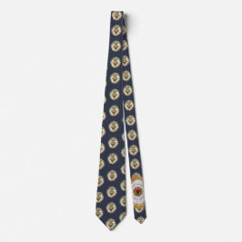 Helig Heart Necktie Navy Blue med Helig Heart Slips
