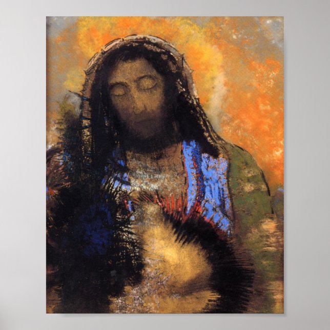 Helig Heart - Odilon Redon 1910 Poster (Framsidan)