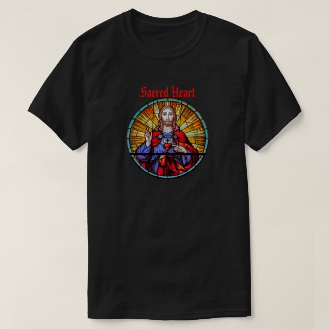 Helig Heart of Jesus 2 Sided Southwest T Shirt (Design framsida)