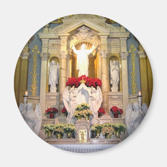 Helig Heart of Jesus Altar Magnet (Framsidan)