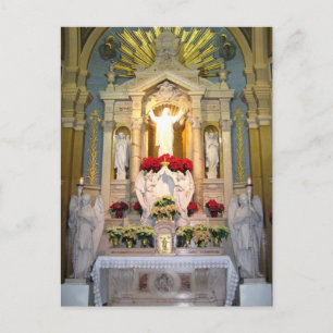 Helig Heart of Jesus Altar Vykort