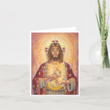 Helig Heart of Jesus, Art, Notecard