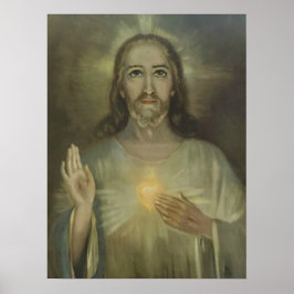 Helig Heart of Jesus Enthronement Poster