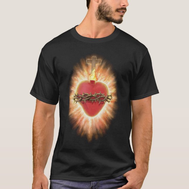 Helig Heart of Jesus Hope T-Shirt (Framsida)