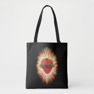 Helig Heart of Jesus Hope Tote Bag Tygkasse