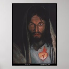 Helig Heart of Jesus image "Heart of Mercy" Poster