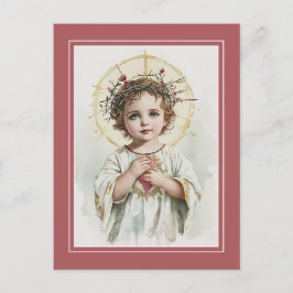Helig Heart of Jesus, katolik, Divine Mercy Kärlek Vykort