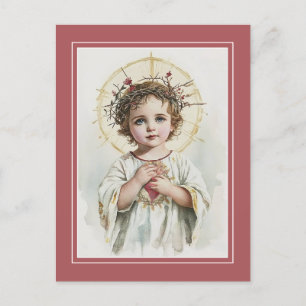 Helig Heart of Jesus, katolik, Divine Mercy Kärlek Vykort