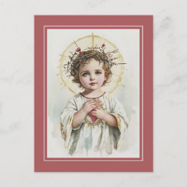 Helig Heart of Jesus, katolik, Divine Mercy Kärlek Vykort
