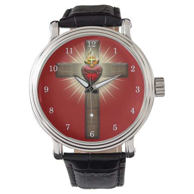 Helig Heart of Jesus Kor Armbandsur (Framsida)