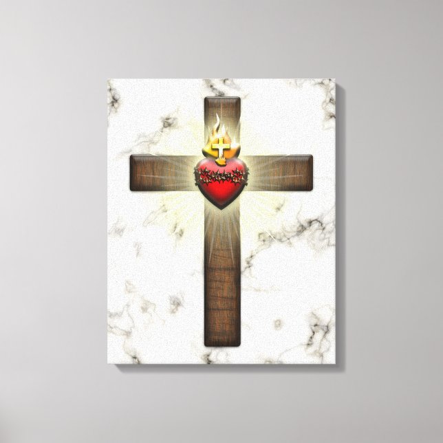 Helig Heart of Jesus Kor Canvastryck (Framsida)