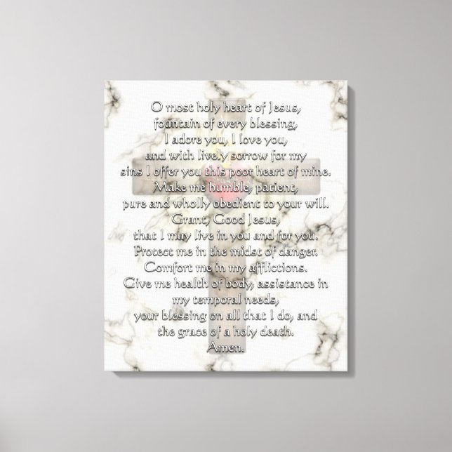 Helig Heart of Jesus Kor Canvastryck (Framsida)