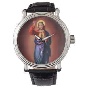 Helig Heart of Jesus Kristus Armbandsur