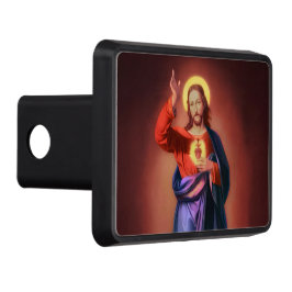 Helig Heart of Jesus Kristus Dragkroksskydd