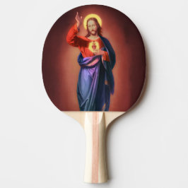 Helig Heart of Jesus Kristus Pingisracket