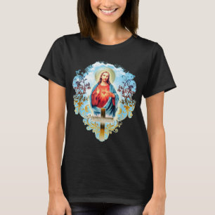 Helig Heart of Jesus Kristus Vintage Kor Catholi T Shirt