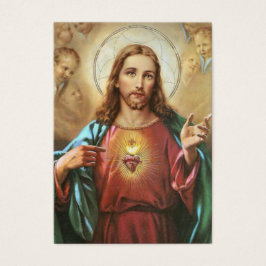 Helig Heart of Jesus Lomises St Margaret Mary Visitkort