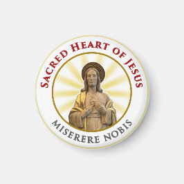 Helig Heart of Jesus Miserere Nobis Magnet