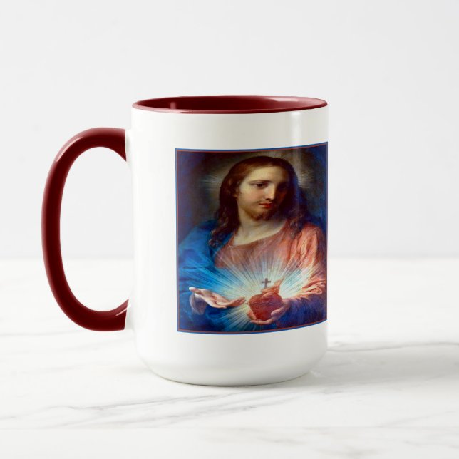 Helig Heart of Jesus Mugg (Vänster)